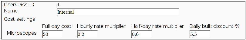 enter cost details