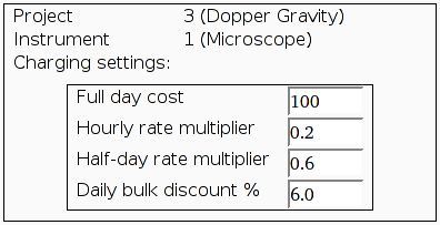 enter cost details