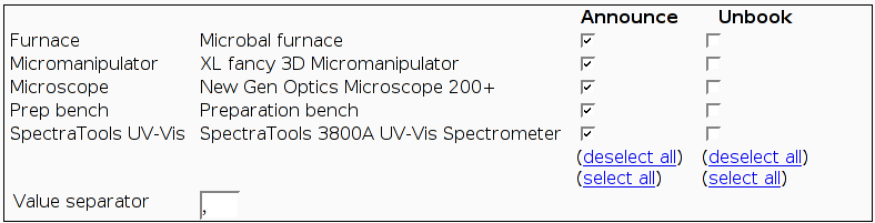 select emai list